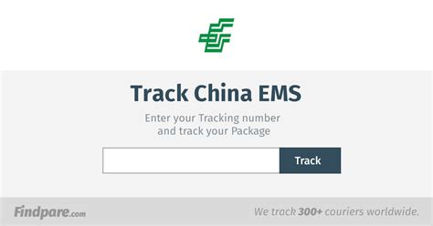 ems china tracking package.